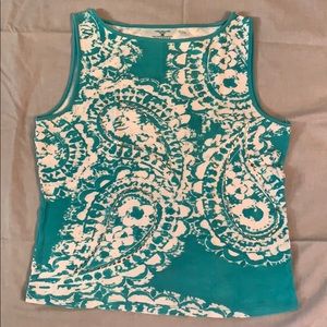 Jones New York Sport Paisley Print Tank Top